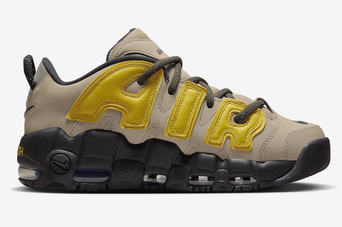 AMBUSH Nike Air More Uptempo Low Limestone FB1299-200 Release Info