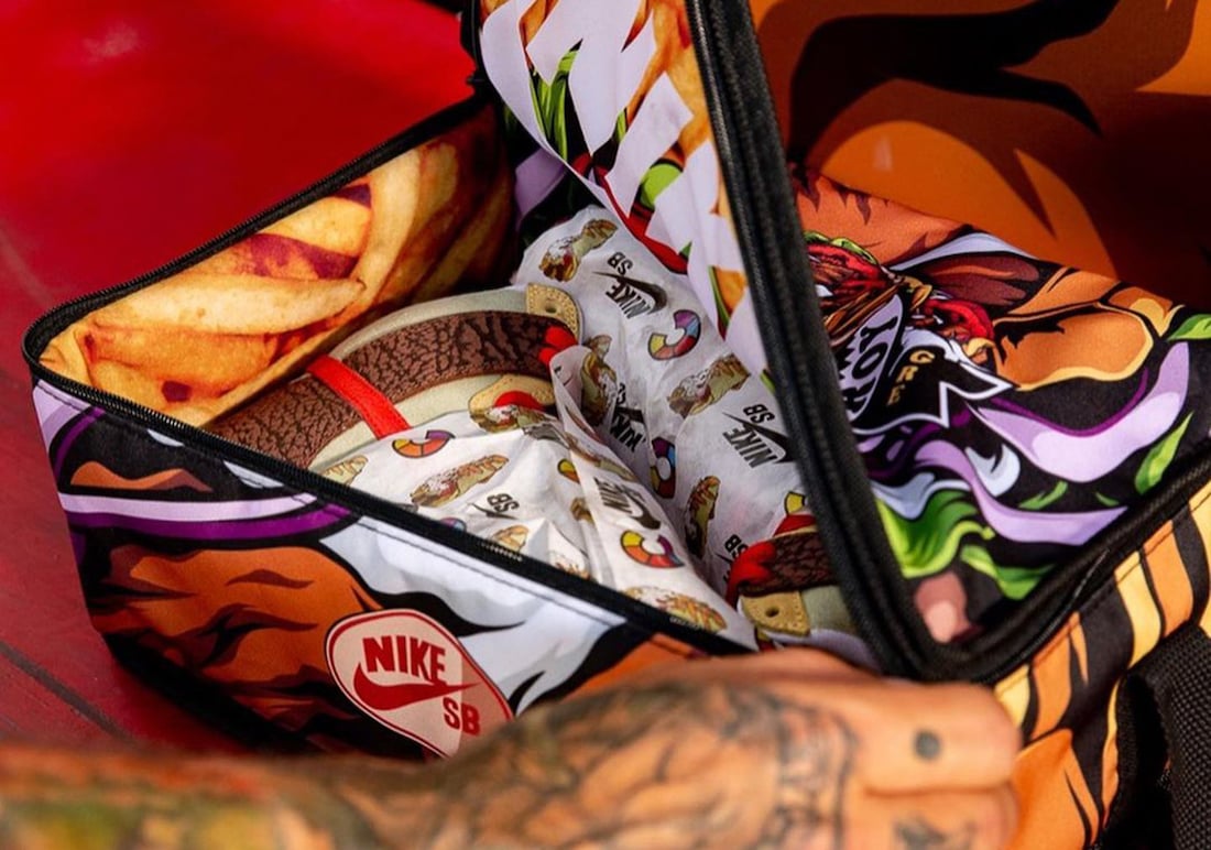 Color Skates x Nike SB Dunk High ‘Kebab and Destroy’ Comes with Custom Delivery Lunchbox