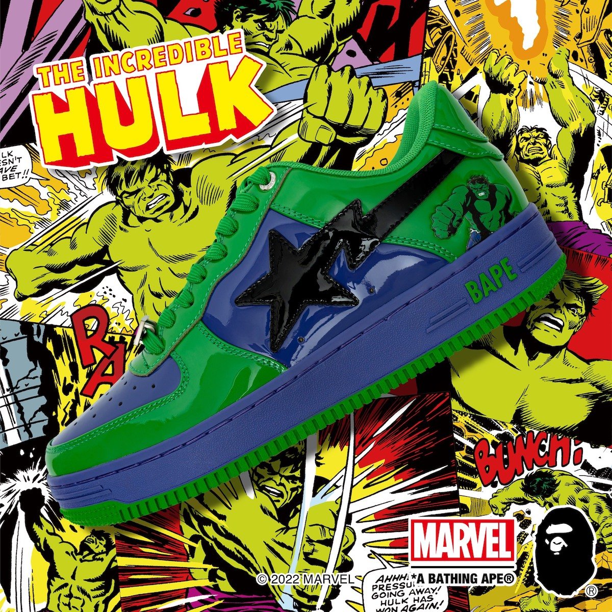 Marvel Bape Sta Hulk Release Date Info