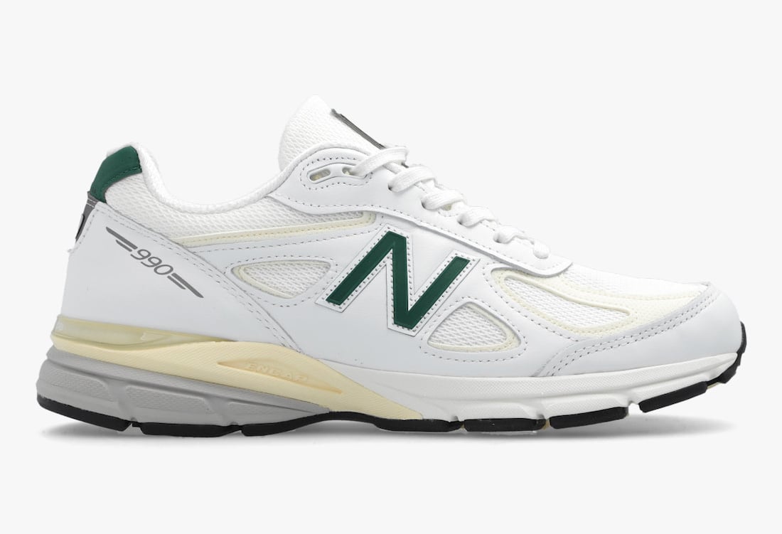 New Balance 990v4 Made in USA ‘White Green’ Releasing Soon