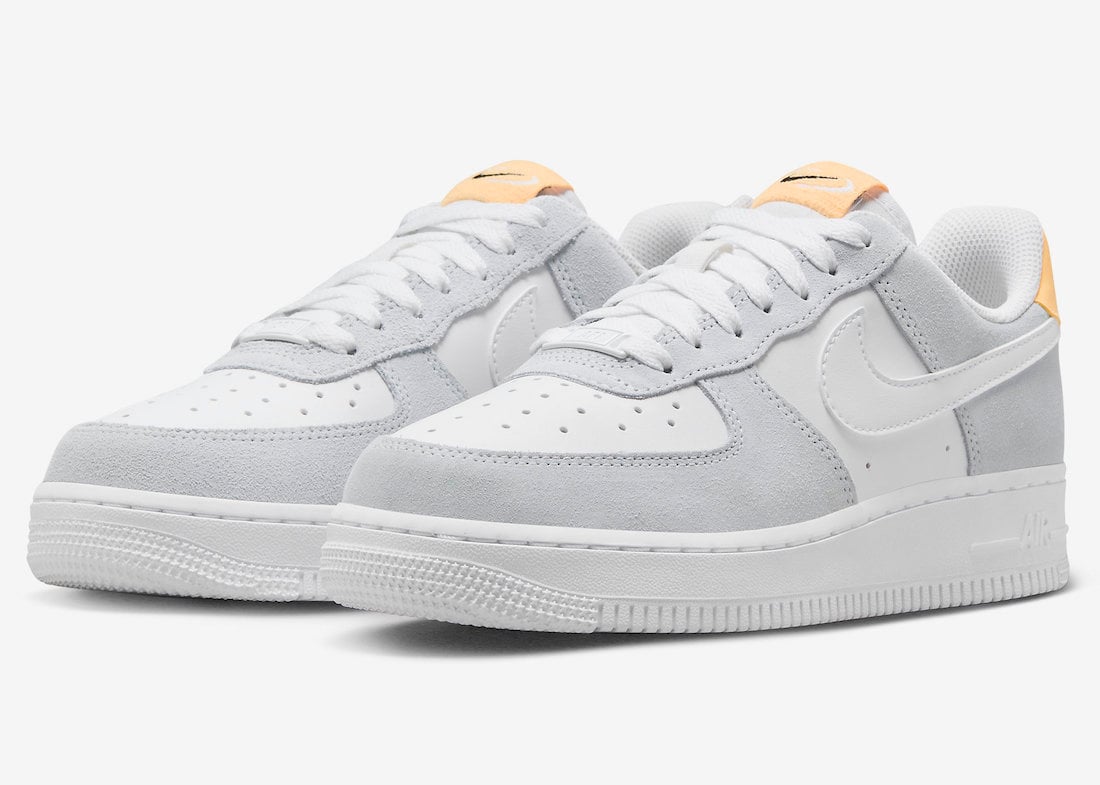 Nike Air Force 1 Low in Pure Platinum and Melon Tint
