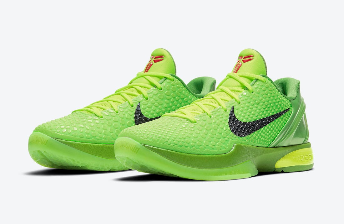 Nike Kobe 6 Protro ‘Grinch’ Official Images