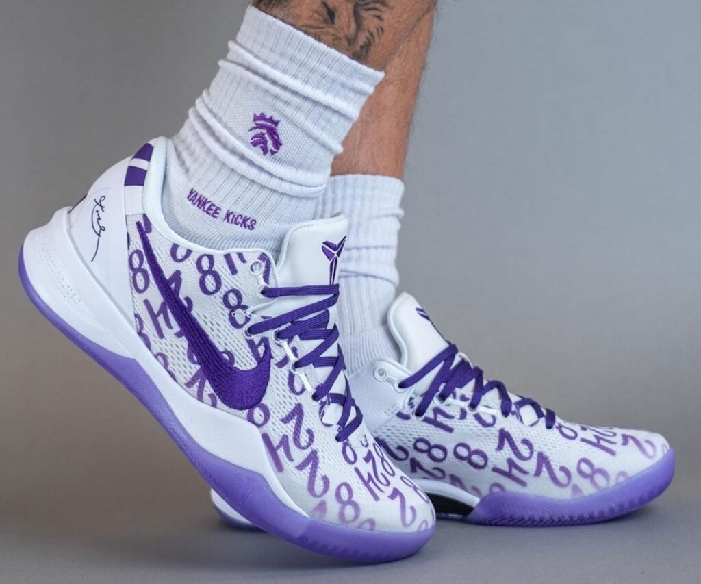 Nike Kobe 8 Protro Court Purple On-Feet