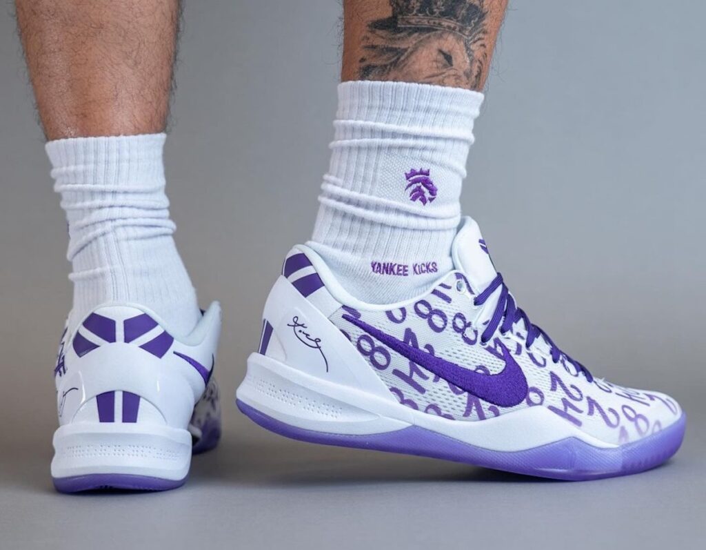 Nike Kobe 8 Protro Court Purple On-Feet