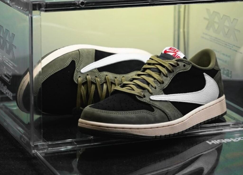 Travis Scott Air Jordan 1 Low OG Black Olive 2024