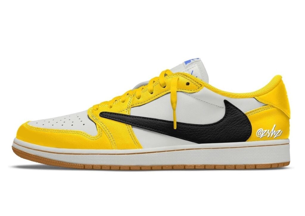 Travis Scott Air Jordan 1 Low OG Canary 2024