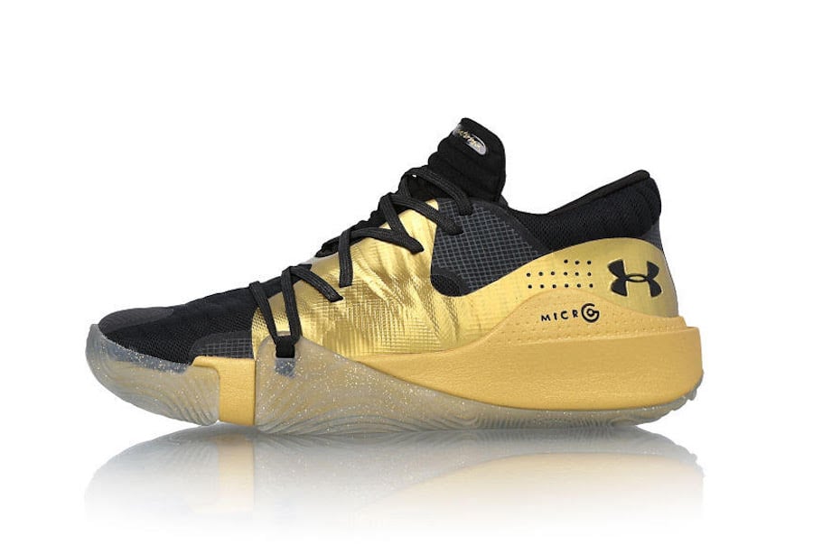 Under Armour Spawn Anatomix in Black and Metallic Gold Available Now