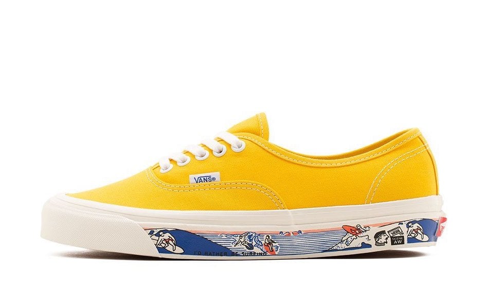 Vans Anaheim Factory Authentic 44 DX Releases in Yellow