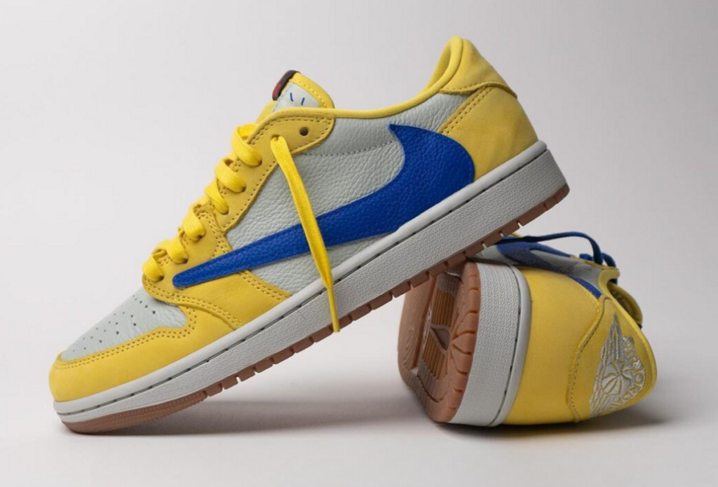 Travis Scott Air Jordan 1 Low Canary